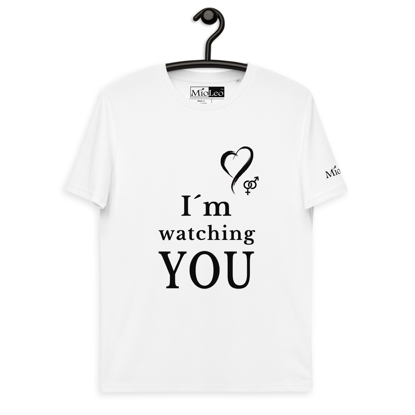 Hetero T-Shirt aus Bio-Baumwolle - Love-Line No.024 „unlimited“ von MioLeo