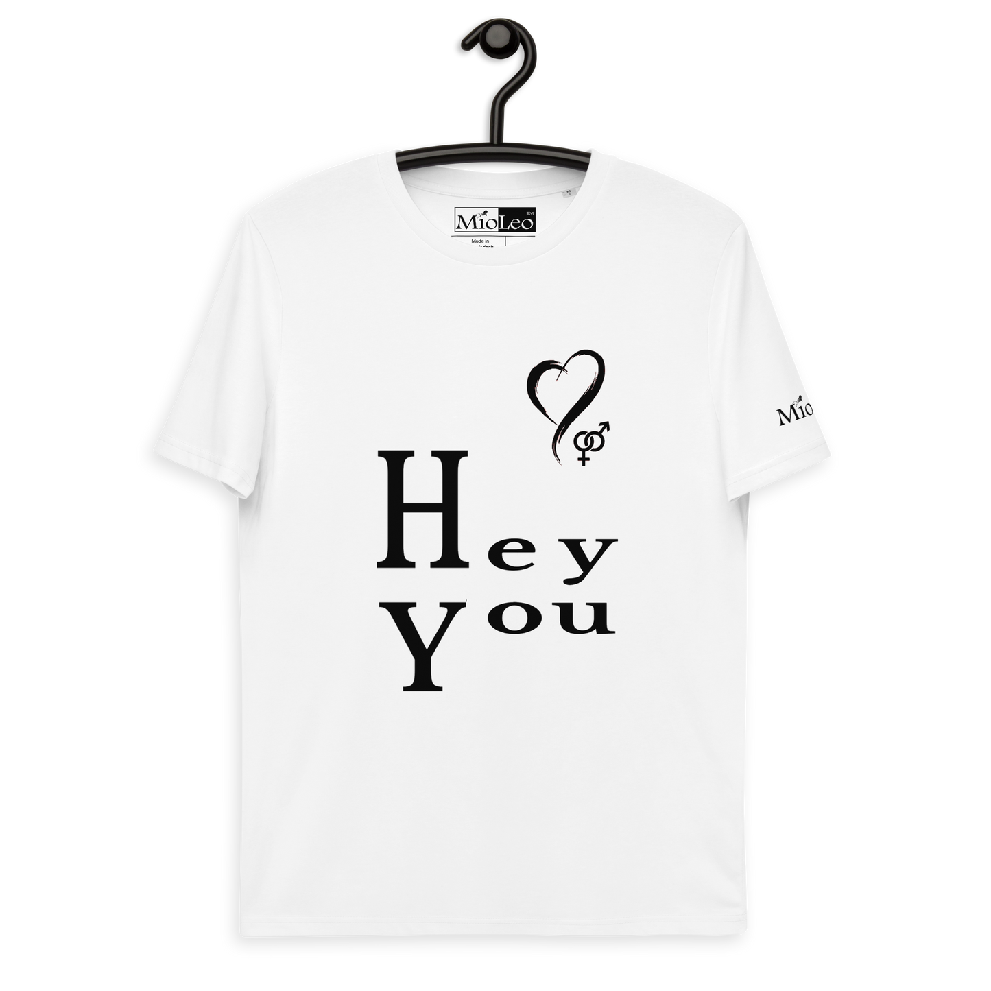 Hetero Organic Cotton T-Shirt - Love-Line No.034 "unlimited" by MioLeo