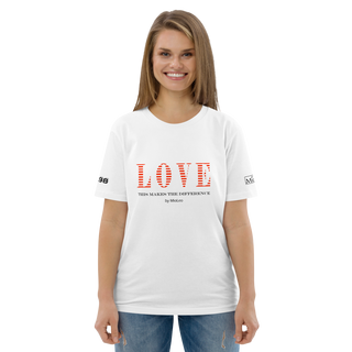 Unisex T-Shirt White-Line No.098 "1 of 250 Ultra-Exclusive" by MioLeo
