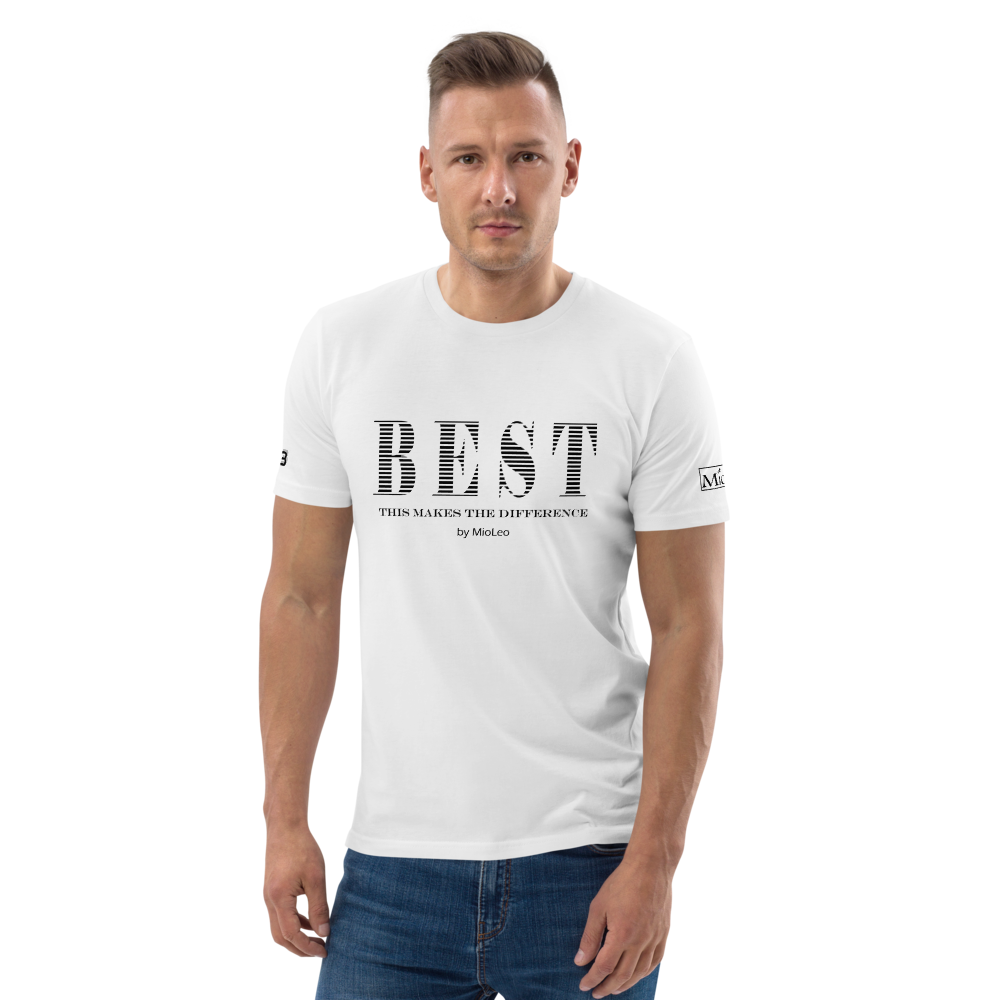 Unisex T-Shirt White-Line No.093 "1 of 10K Limited" by MioLeo