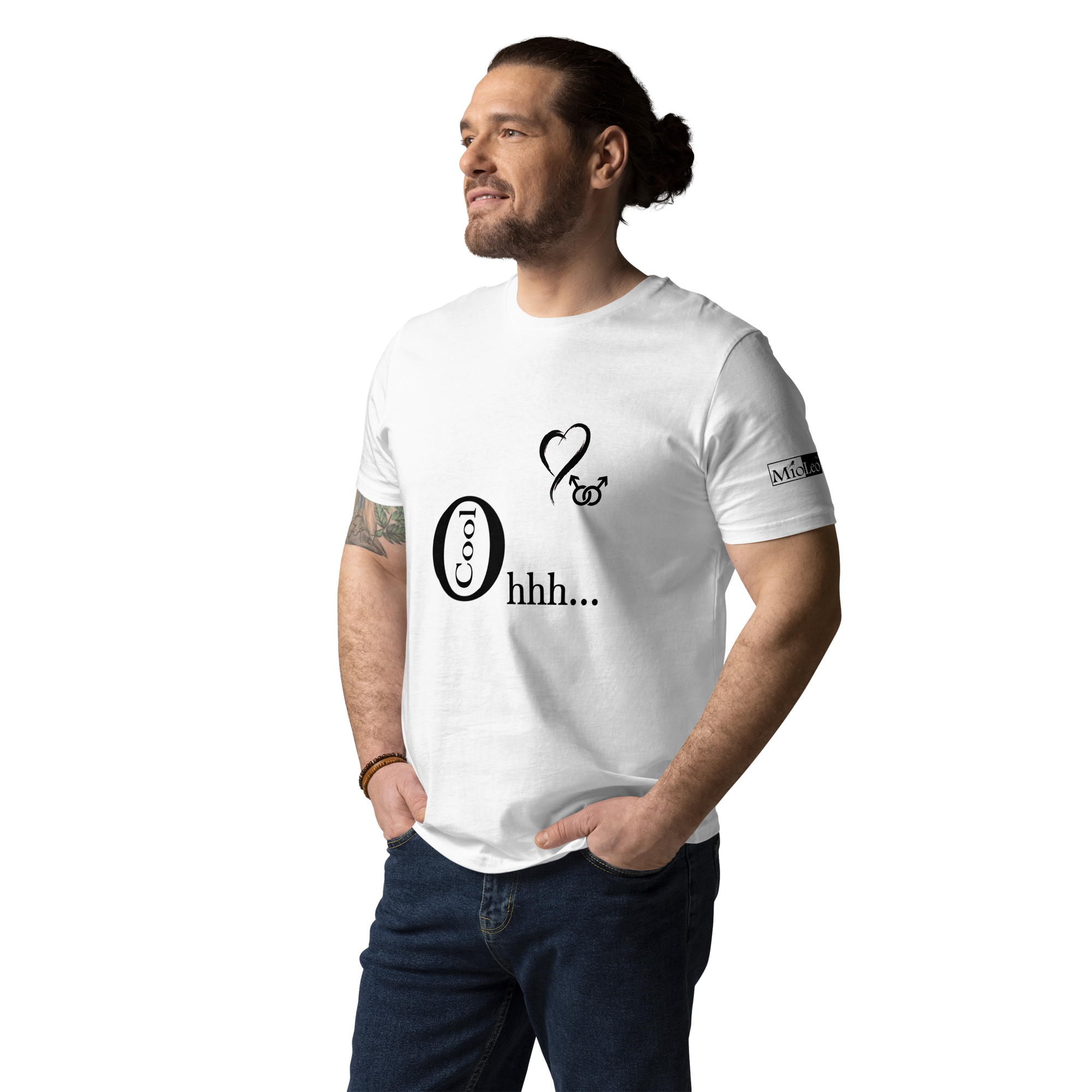 Gay Organic Cotton T-Shirt - Love-Line No.056 "unlimited" by MioLeo