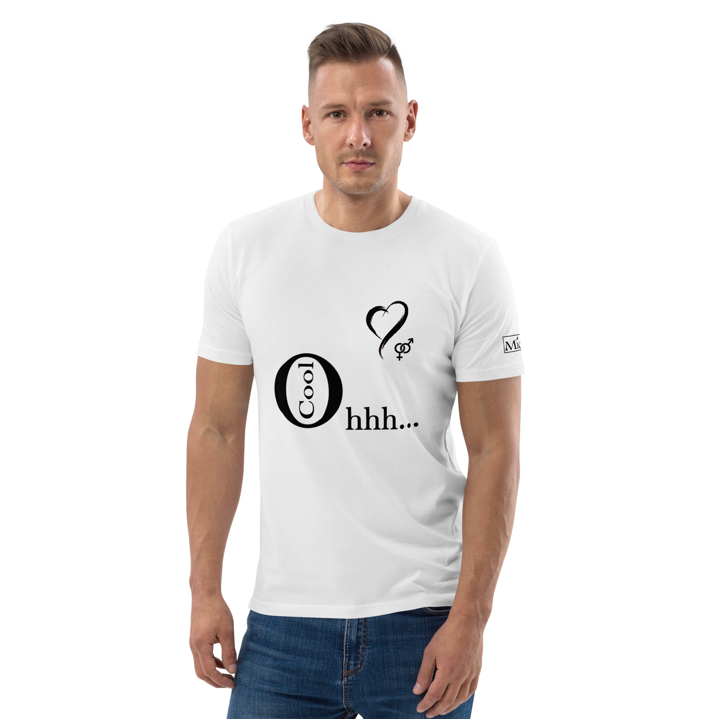 Hetero Bio-Baumwoll-T-Shirt – Love-Line Nr.054 „unlimited“ von MioLeo