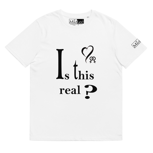 Lesbisches Bio-Baumwoll-T-Shirt – Love-Line Nr.015 „unlimited“ von MioLeo