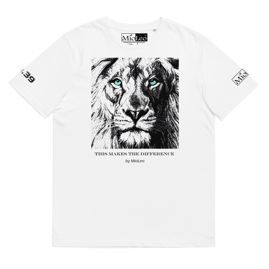 Unisex T-Shirt White-Line No.039 "1 of 5K" by MioLeo