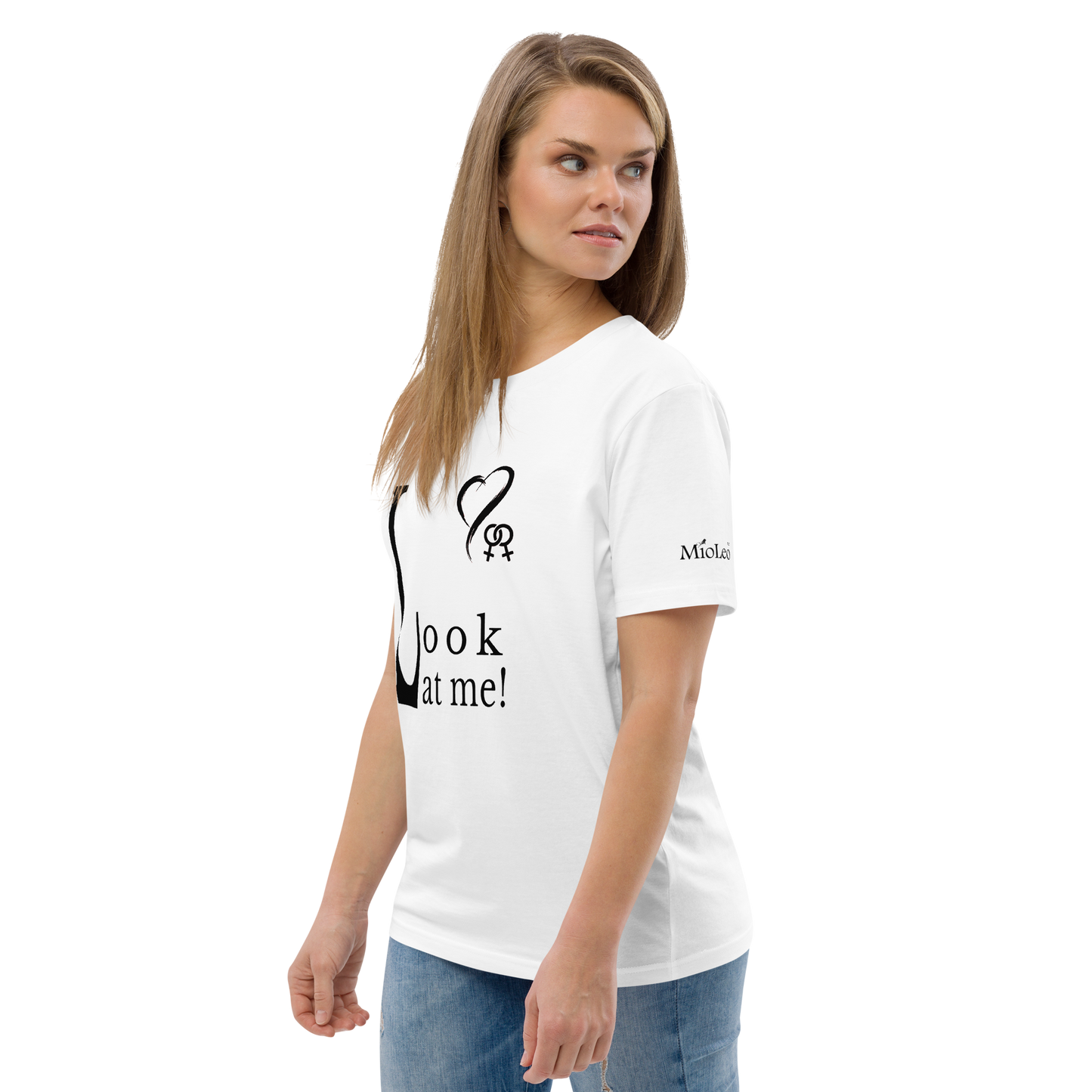 Lesbisches T-Shirt aus Bio-Baumwolle - Love-Line No.05 „unlimited“ von MioLeo