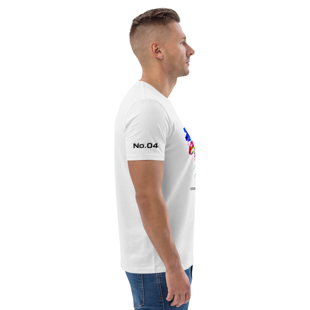 Unisex T-Shirt White-Line No.004 "1 of 250 Ultra-Exclusive" by MioLeo