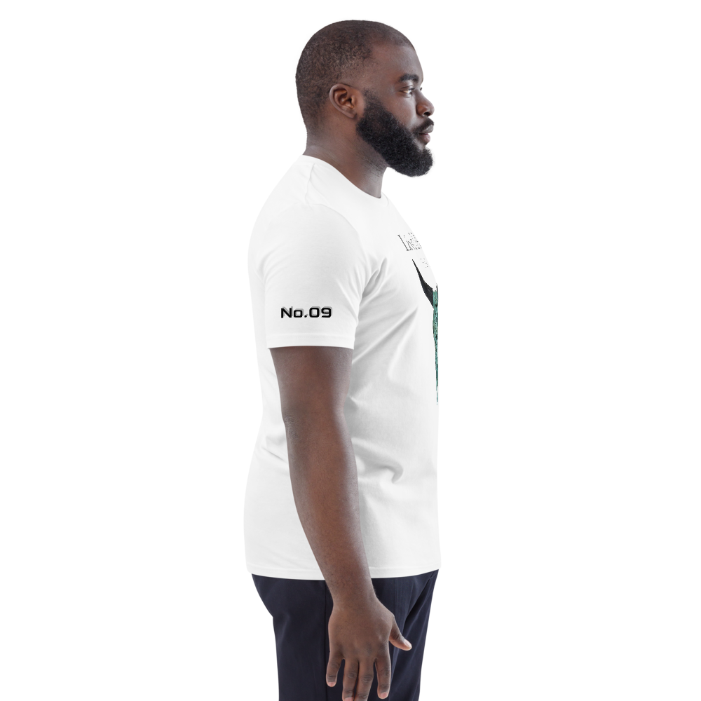 Unisex T-Shirt Black-Line No.09 "1 of 1K Master-Exclusive" by Léon LeRef