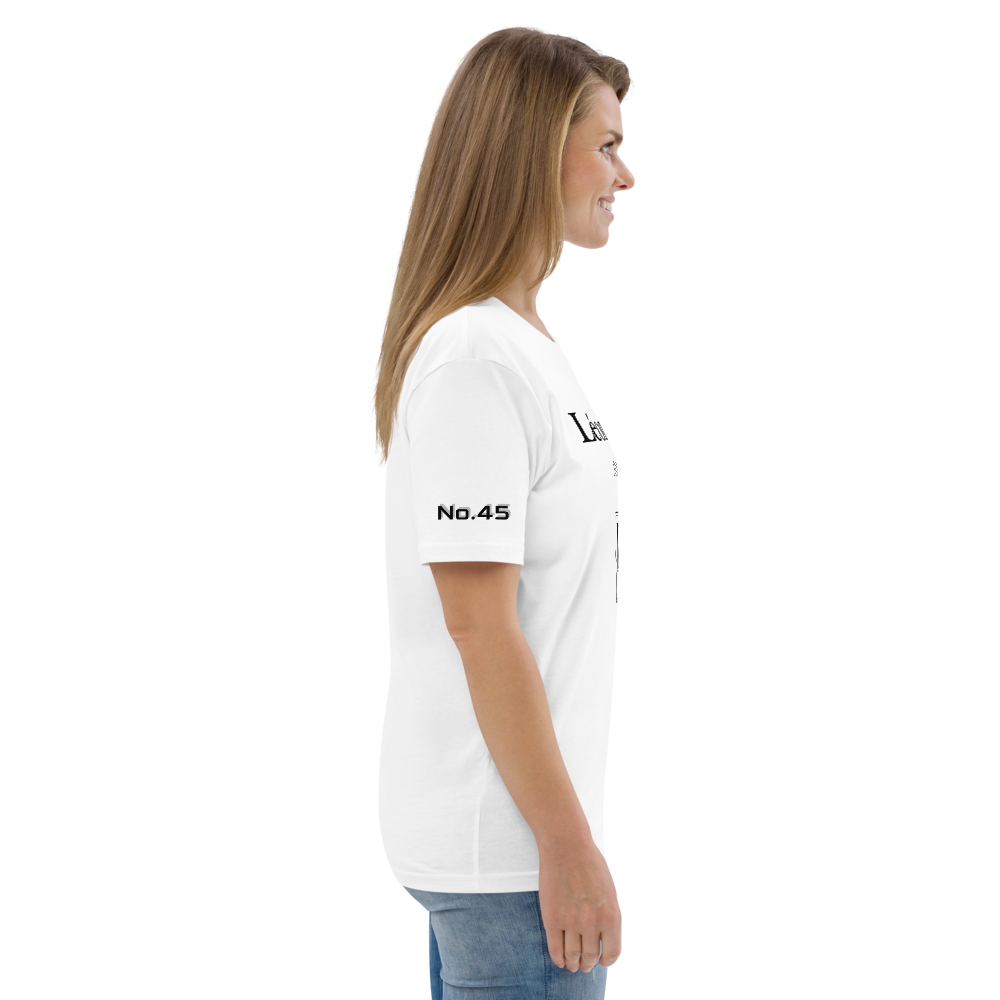 Unisex T-Shirt Black-Line No.045 "1 of 10K Limited" by Léon LeRef