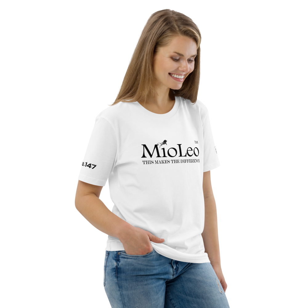 Unisex T-Shirt White-Line No.147 "unlimited" by MioLeo