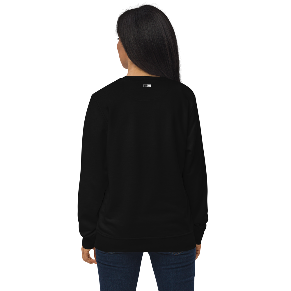 Unisex Organic Sweatshirt - White-Line No.001-5 "unlimited" by MioLeo