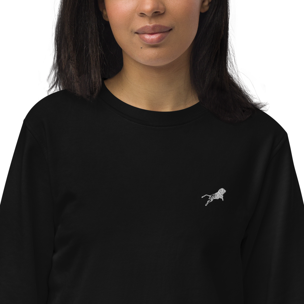 Unisex Organic Sweatshirt - White-Line No.001-5 "unlimited" by MioLeo