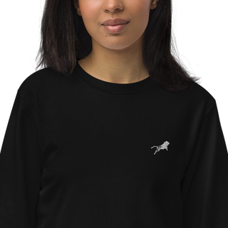 Unisex Organic Sweatshirt - White-Line No.001-5 "unlimited" by MioLeo