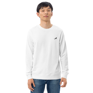 Unisex Organic Sweatshirt - White-Line No.001-6 "1 of 50K Mass-Luxury" by MioLeo