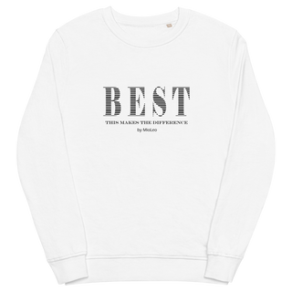 Unisex Pullover White-Line No.093 "1 of 5K" by MioLeo