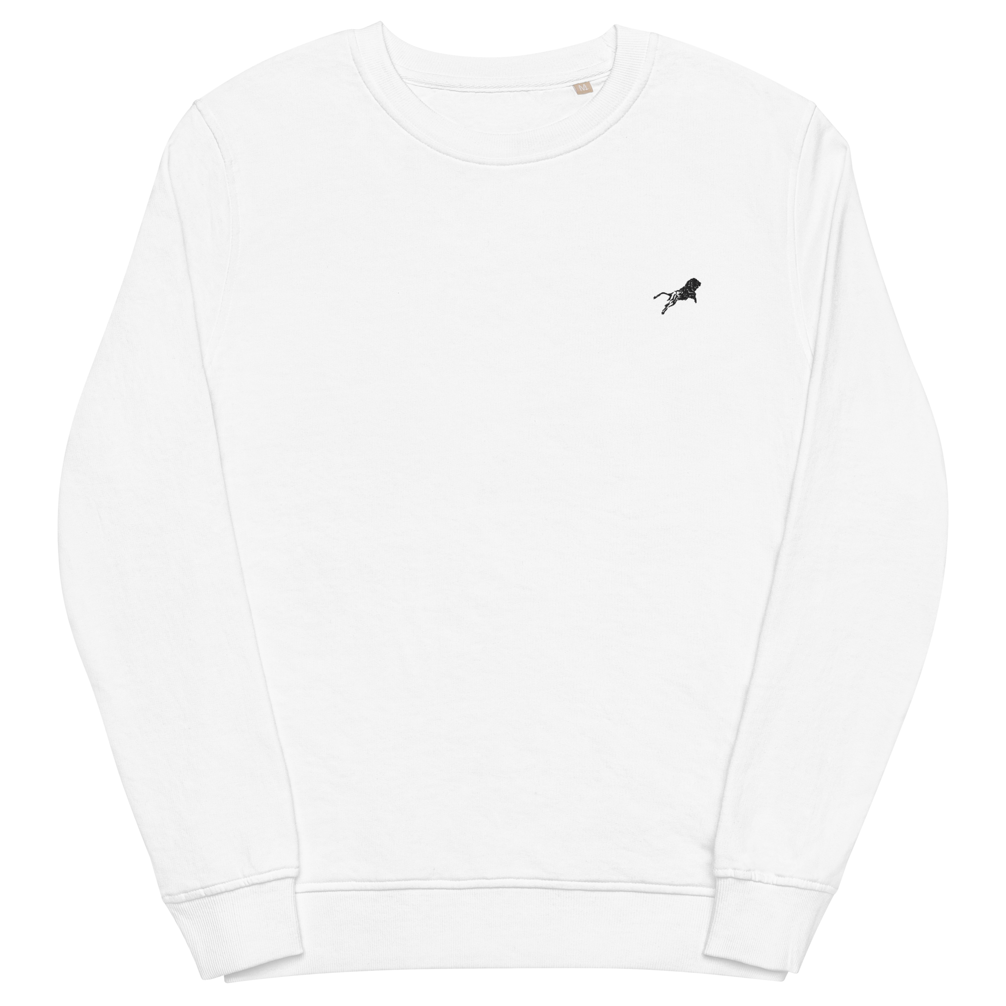 Unisex Organic Sweatshirt - White-Line No.001-6 "unlimited" by MioLeo