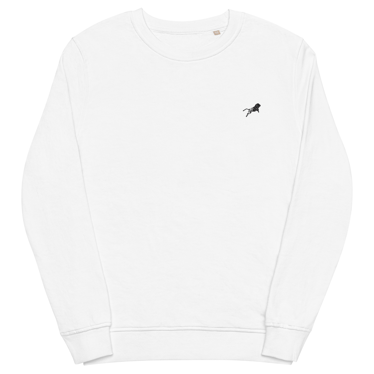 Unisex Organic Sweatshirt - White-Line No.001-6 "unlimited" by MioLeo
