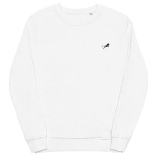 Unisex Organic Sweatshirt - White-Line No.001-6 "unlimited" by MioLeo