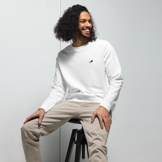 Unisex Organic Sweatshirt - White-Line No.001-6 "1 of 50K Mass-Luxury" by MioLeo