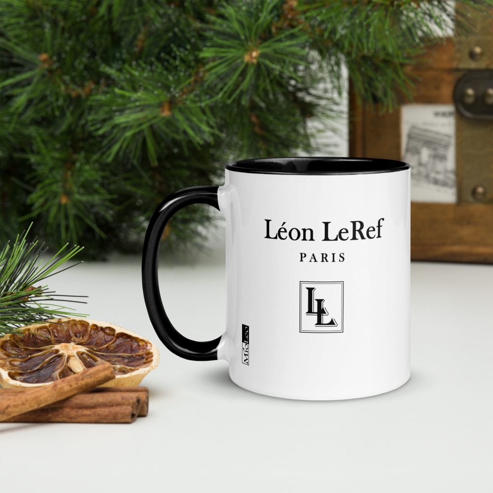 Glossy Mug Black-Line No.708 "1 of 2K" by Léon LeRef