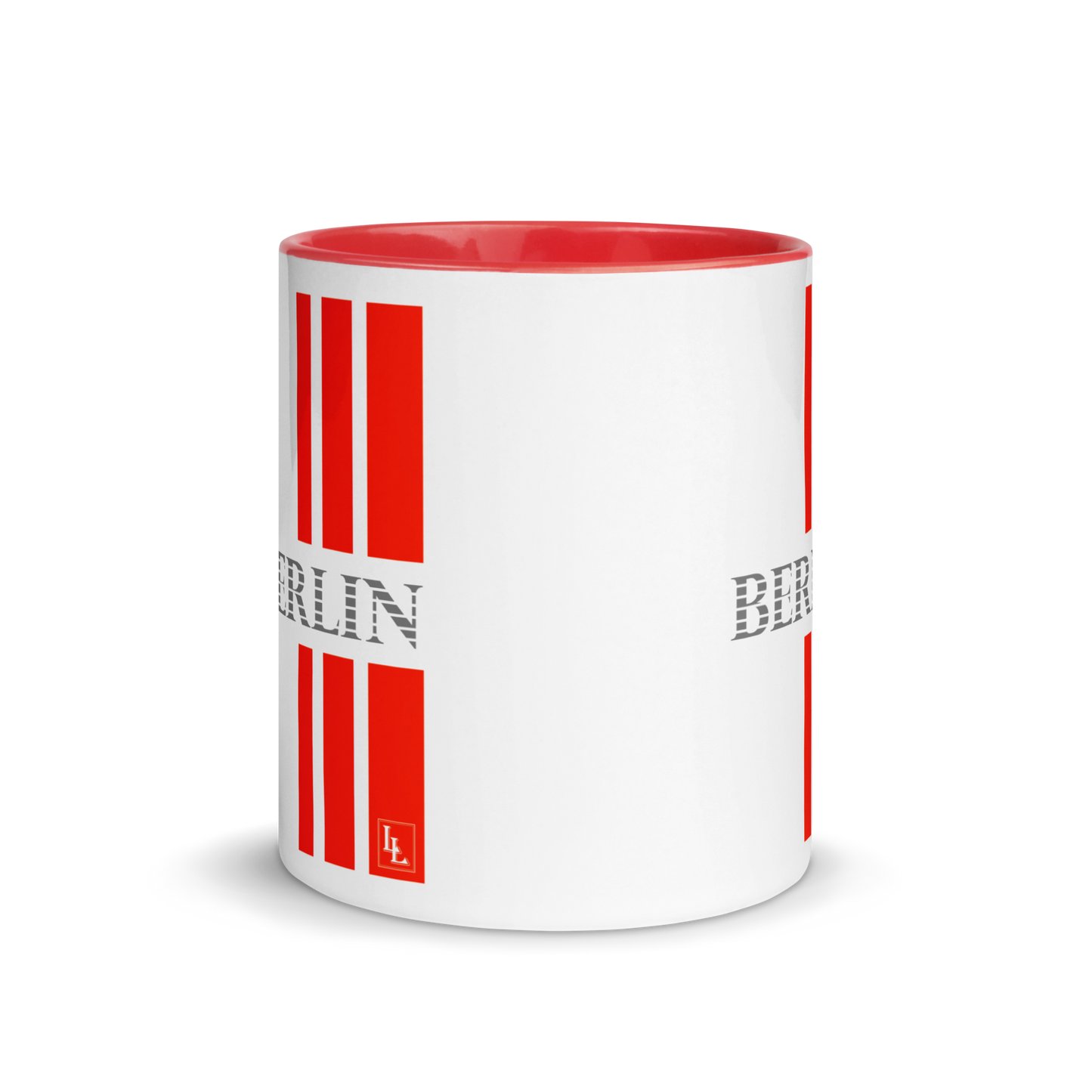 Glossy Mug Black-Line No.711 "1 of 5K" by Léon LeRef