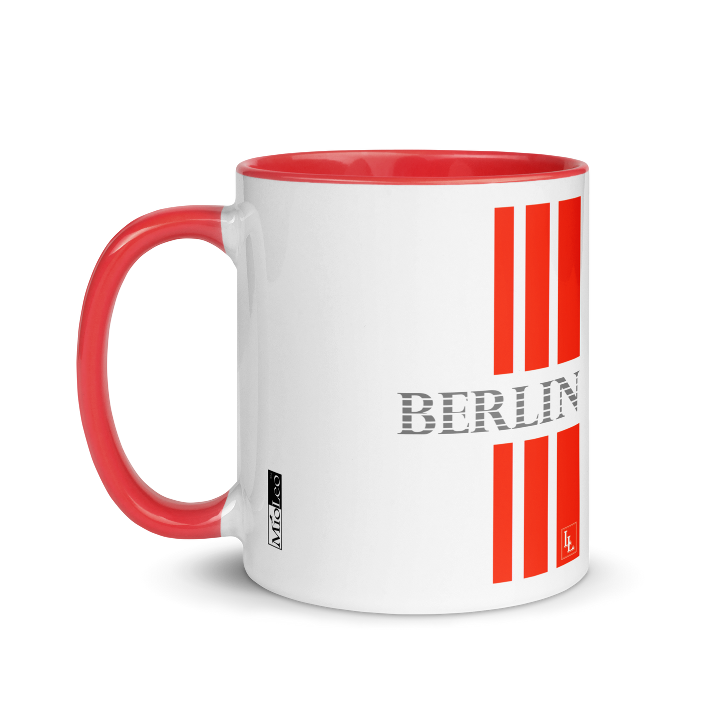 Glossy Mug Black-Line No.711 "1 of 5K" by Léon LeRef