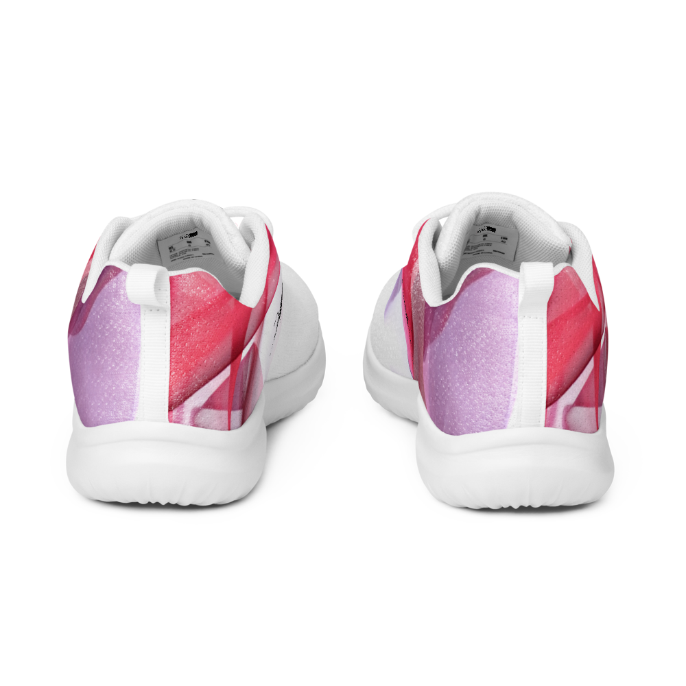 Women’s Athletic Shoes White-Line No.895 "1 of 5K" by MioLeo