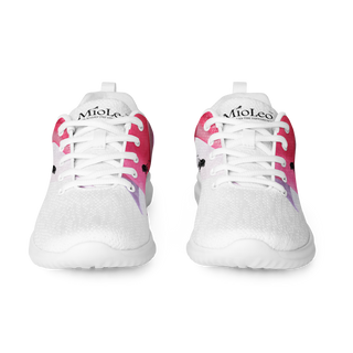 Women’s Athletic Shoes White-Line No.895 "1 of 5K" by MioLeo