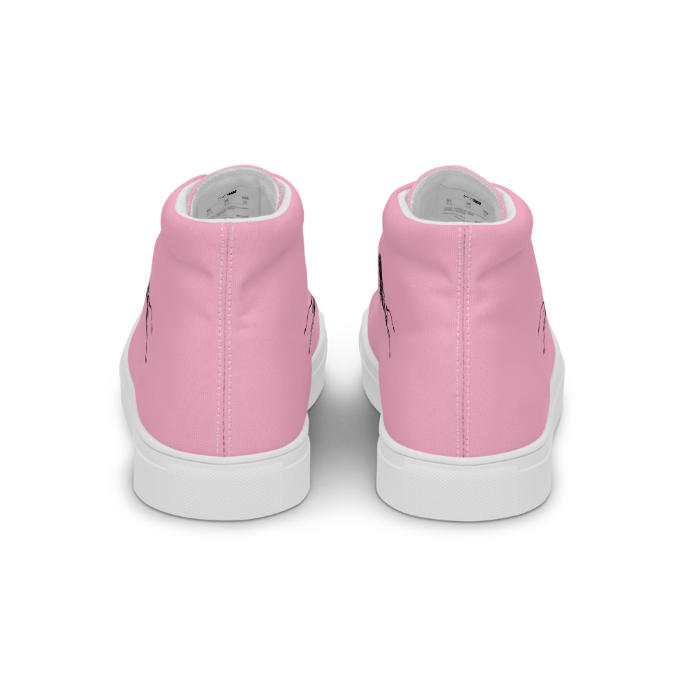 Women’s High Top Canvas Shoes White-Line No.872 "1 of 10K Limited" by MioLeo