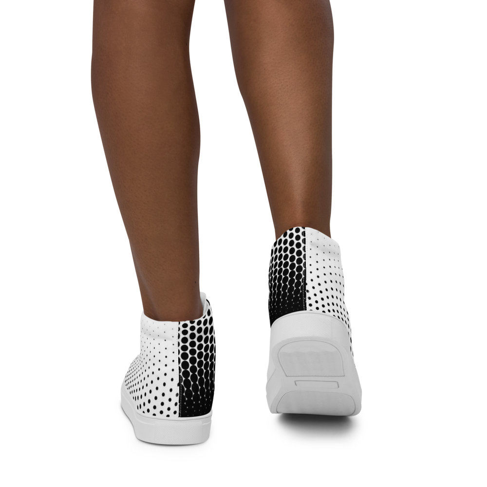 Women´s High Top Canvas Shoes Black-Line No.871 "1 of 500 High-End-Exclusive" by Léon LeRef