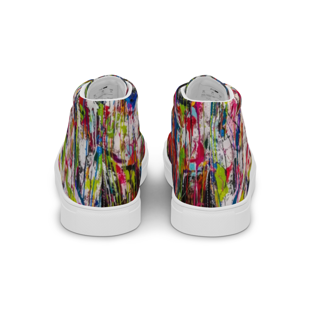 Women’s High Top Canvas Shoes Black-Line No.883 "1 of 500 Ultra-Exclusive" by Léon LeRef