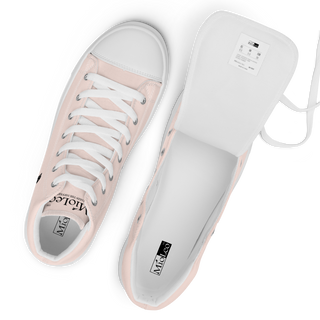 Women’s High Top Canvas Shoes White-Line No.878 "1 of 5K Premium-Exclusive" by MioLeo