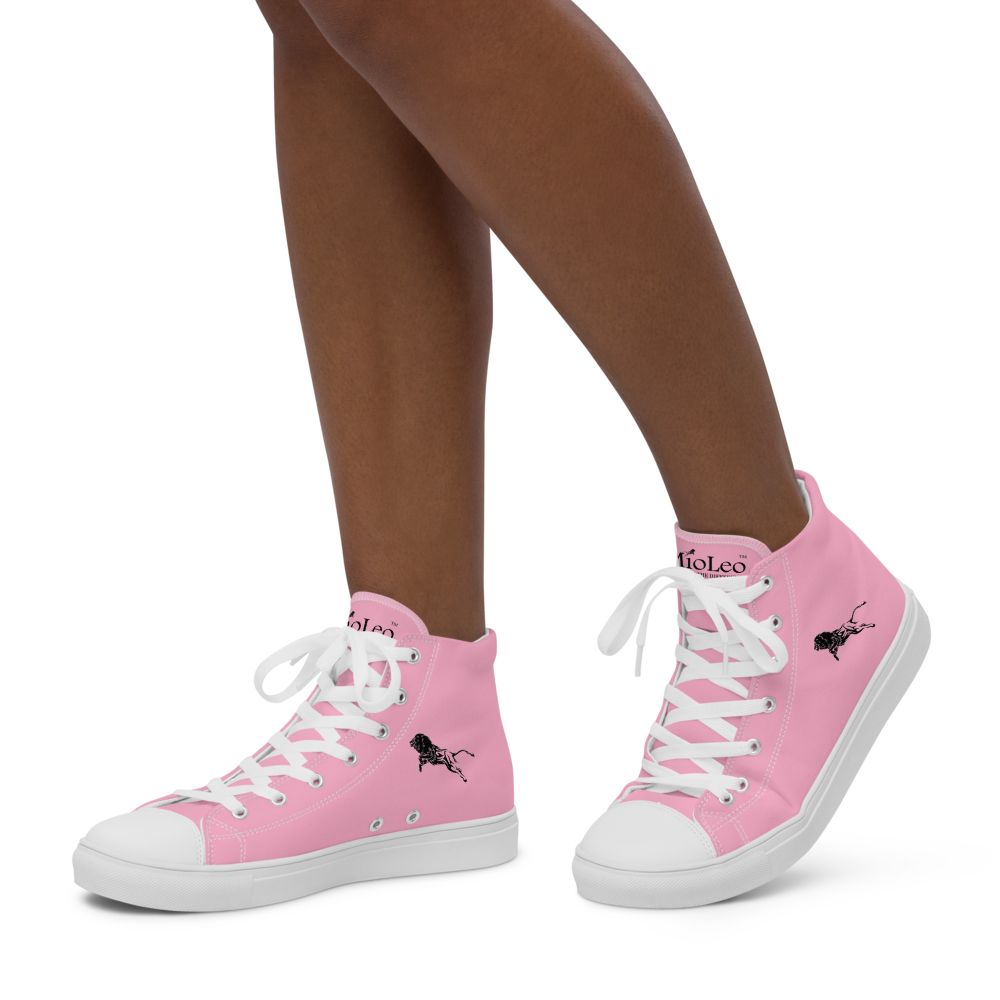Women’s High Top Canvas Shoes White-Line No.872 "1 of 10K Limited" by MioLeo