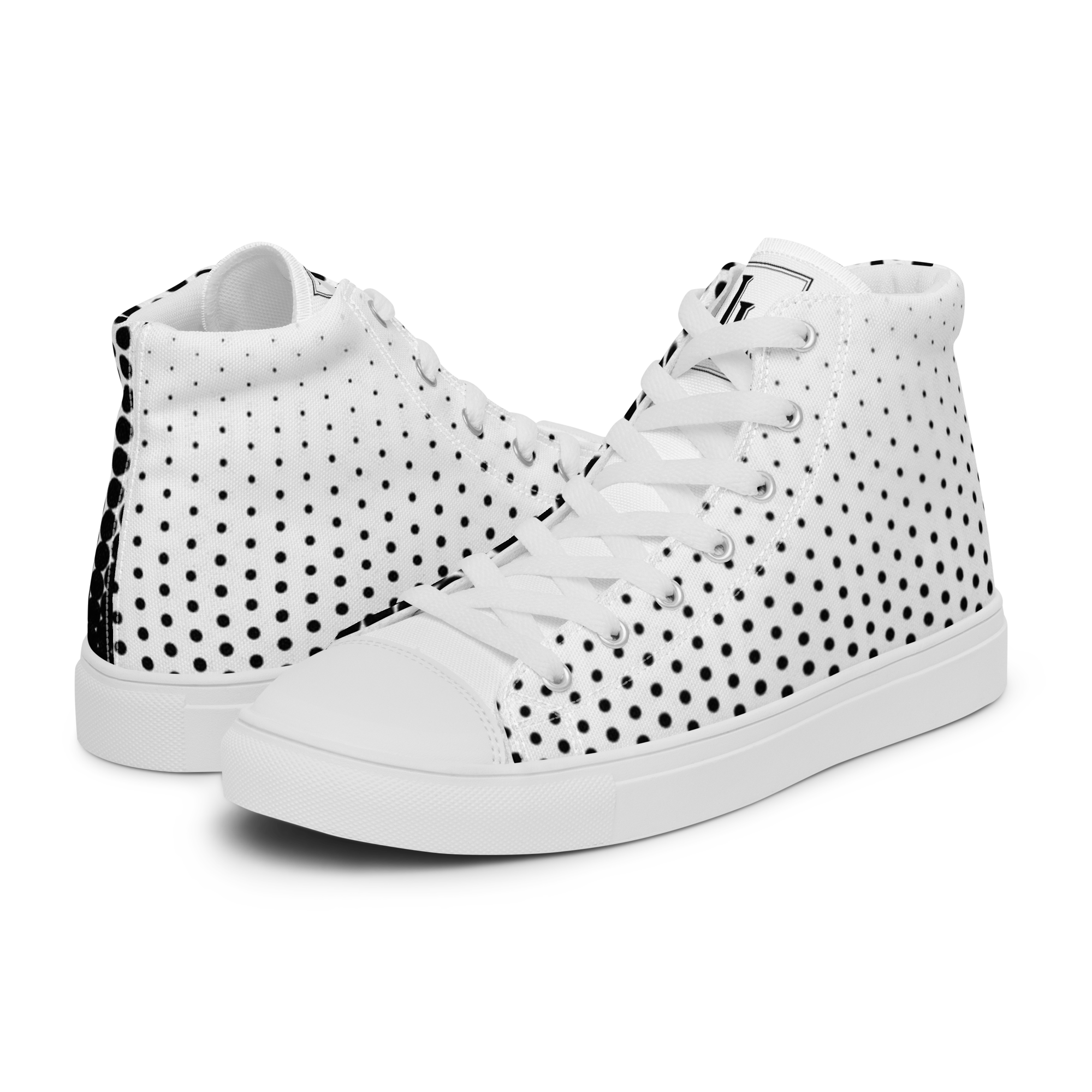Women´s High Top Canvas Shoes Black-Line No.871 "1 of 500 High-End-Exclusive" by Léon LeRef