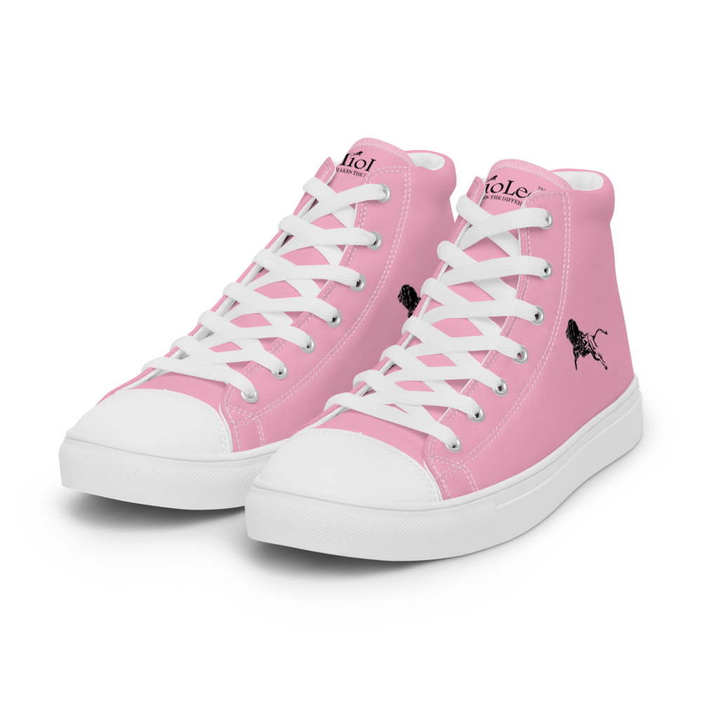 Women’s High Top Canvas Shoes White-Line No.872 "1 of 10K Limited" by MioLeo