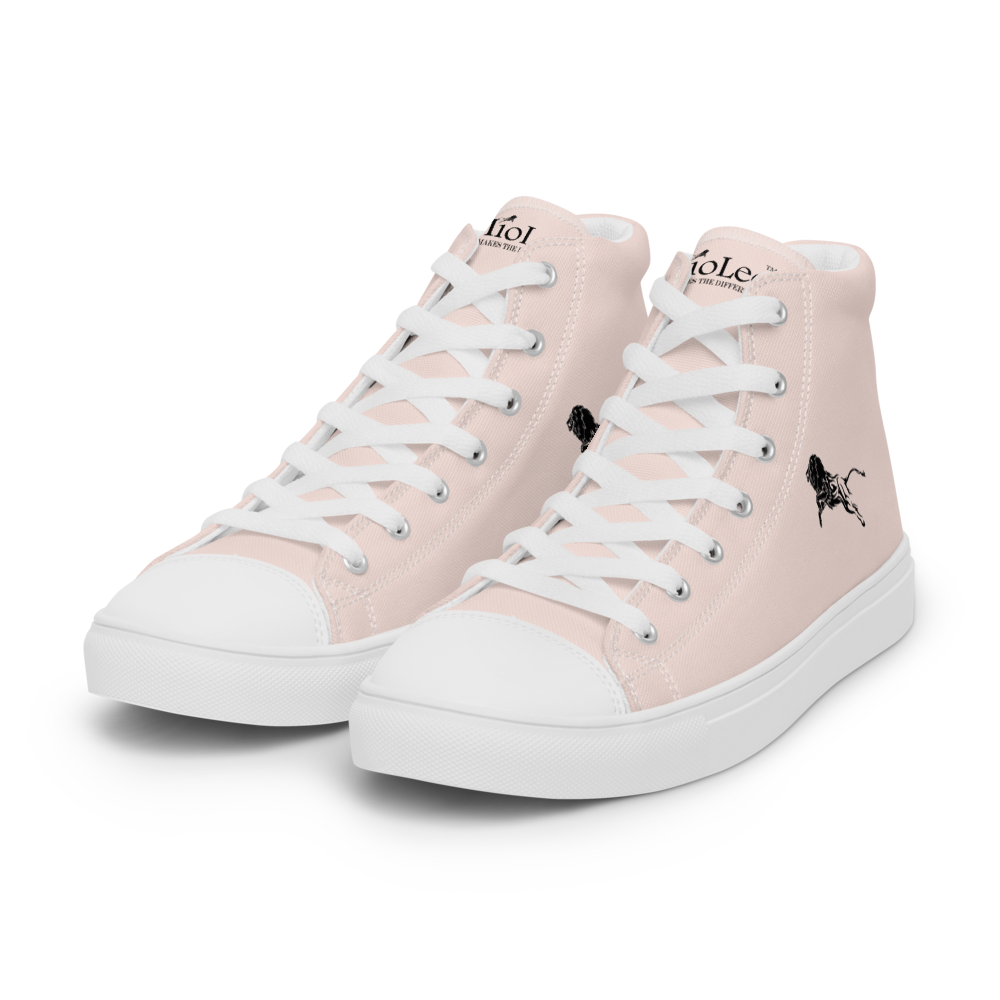 Women’s High Top Canvas Shoes White-Line No.878 "1 of 5K Premium-Exclusive" by MioLeo