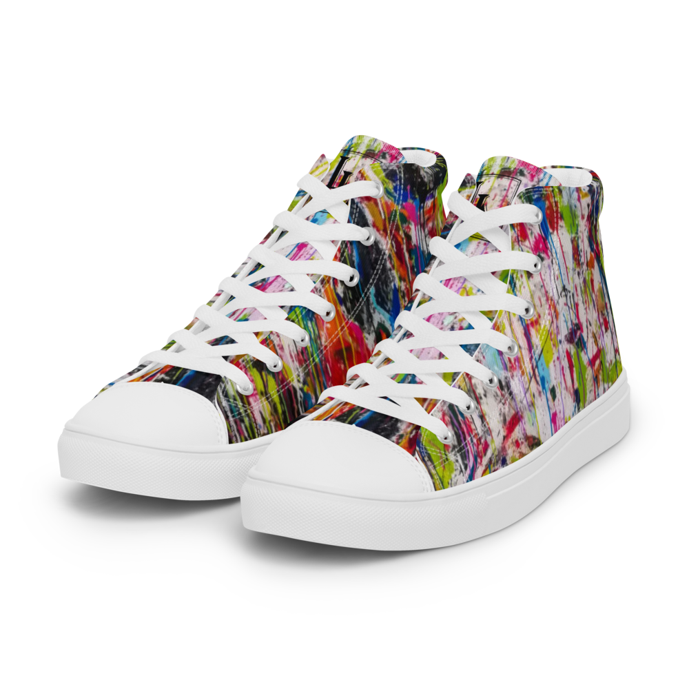 Women’s High Top Canvas Shoes Black-Line No.883 "1 of 500 Ultra-Exclusive" by Léon LeRef