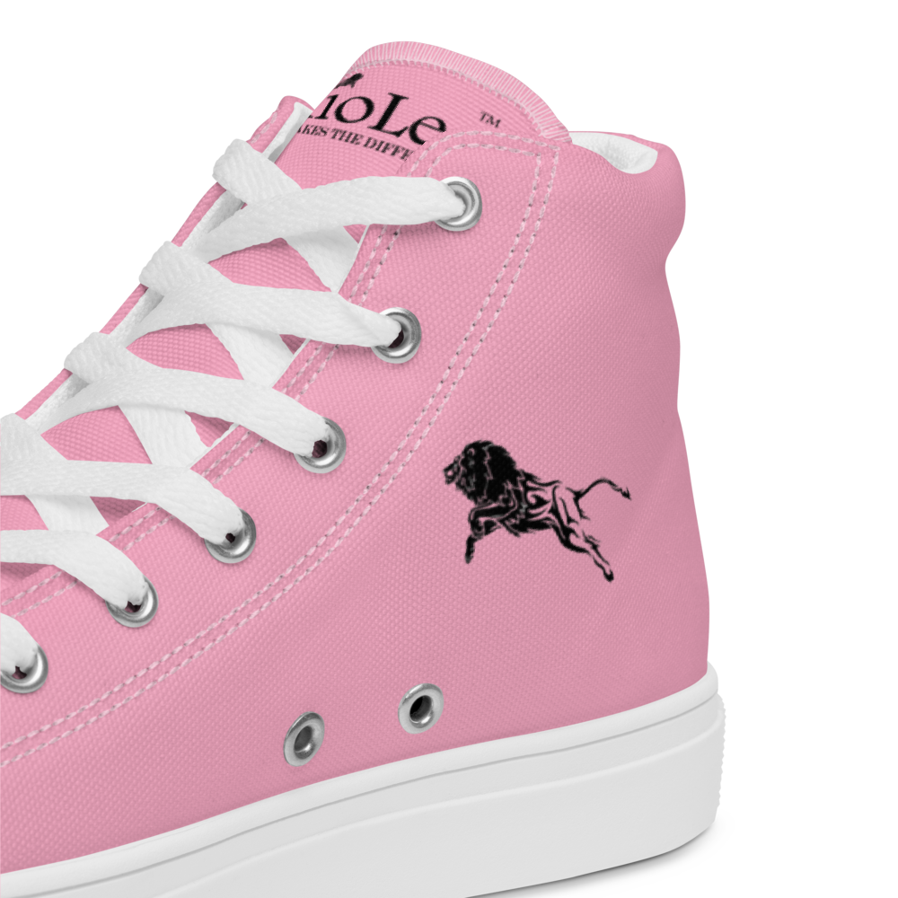 Women’s High Top Canvas Shoes White-Line No.872 "1 of 10K Limited" by MioLeo