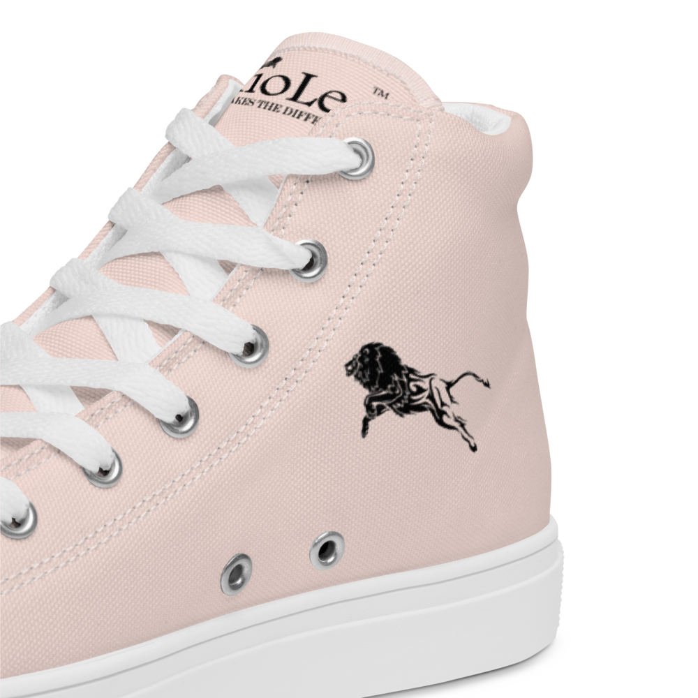 Women’s High Top Canvas Shoes White-Line No.878 "1 of 5K Premium-Exclusive" by MioLeo