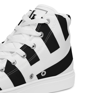 Women’s High Top Canvas Shoes Black-Line No.876 "1 of 2K" by Léon LeRef