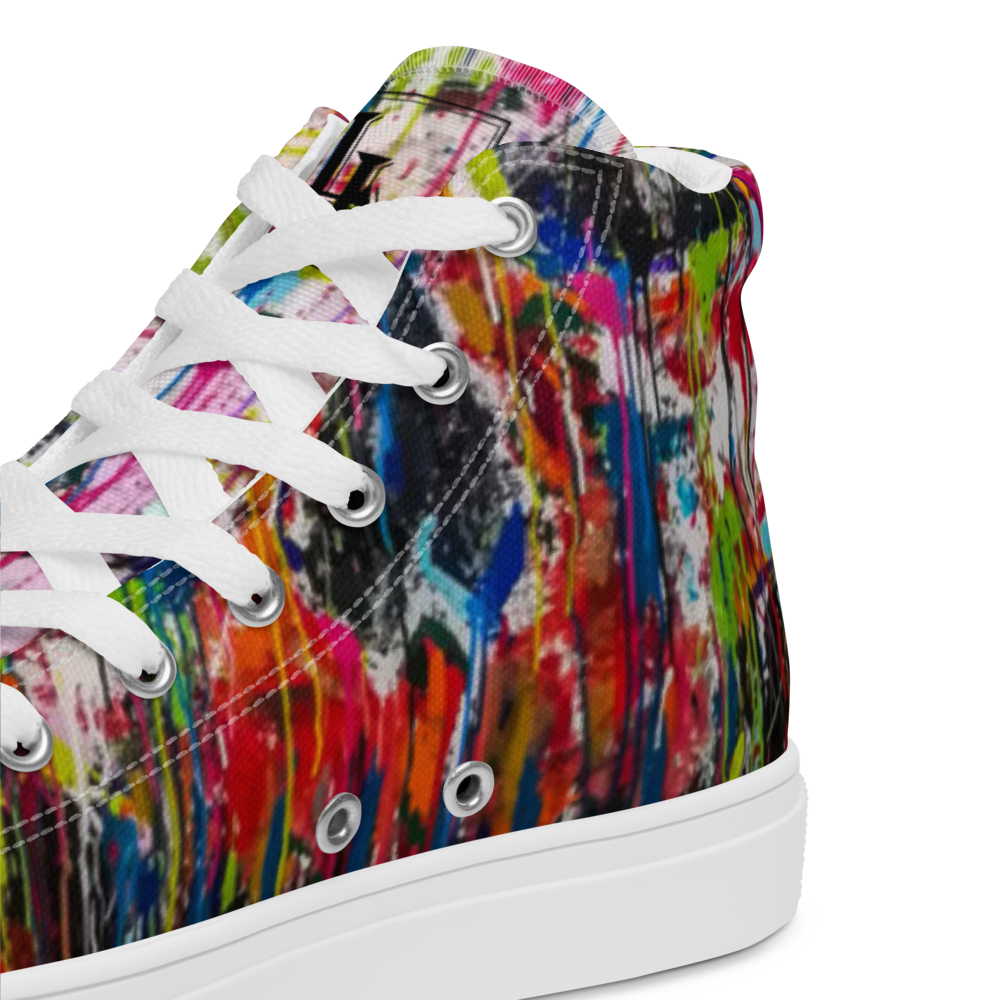 Women’s High Top Canvas Shoes Black-Line No.883 "1 of 500 Ultra-Exclusive" by Léon LeRef