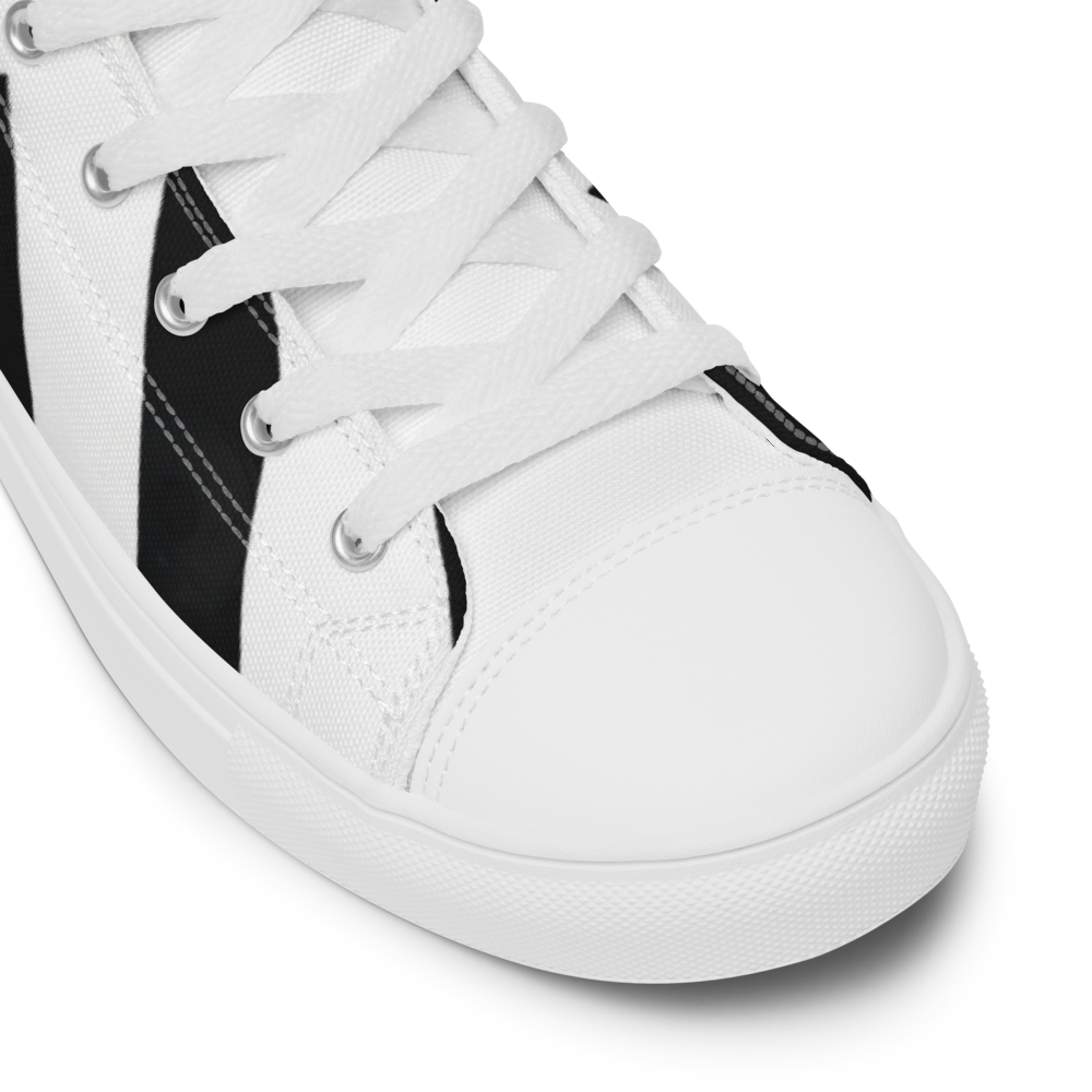 Women’s High Top Canvas Shoes Black-Line No.876 "1 of 1K Master-Exclusive" by Léon LeRef