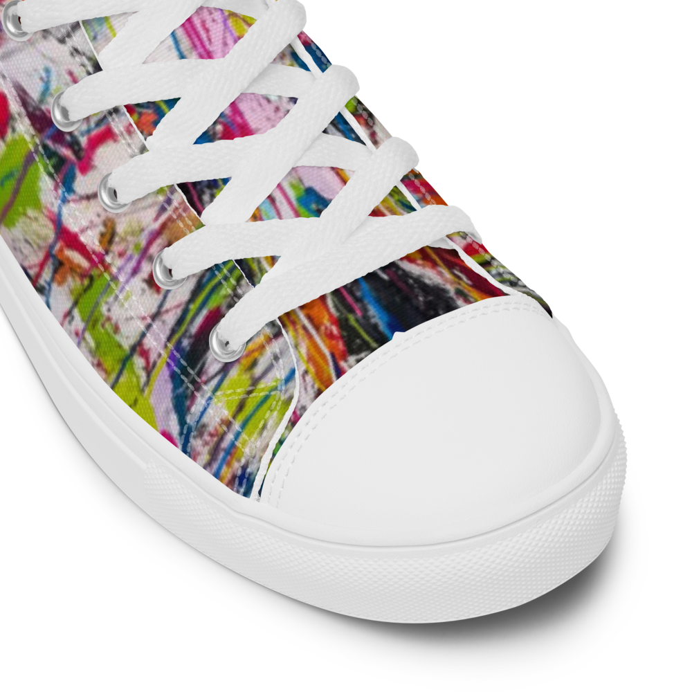 Women’s High Top Canvas Shoes Black-Line No.883 "1 of 500 Ultra-Exclusive" by Léon LeRef