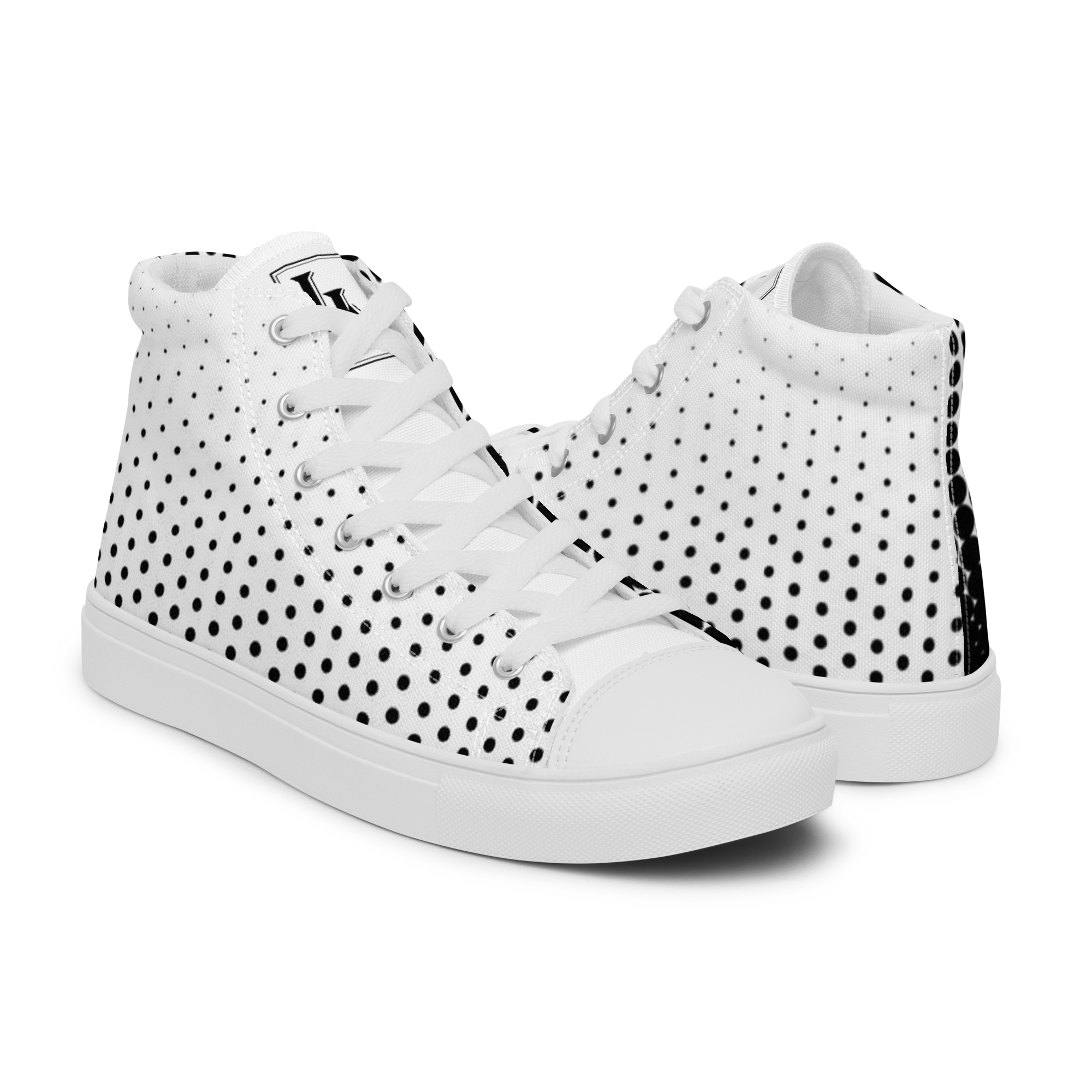 Women´s High Top Canvas Shoes Black-Line No.871 "1 of 500 High-End-Exclusive" by Léon LeRef