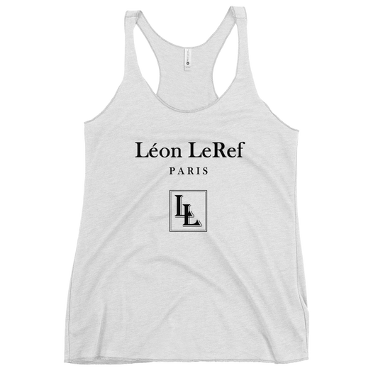 Women's Racerback Tank Black-Line No.045 "unlimited" by Léon LeRef