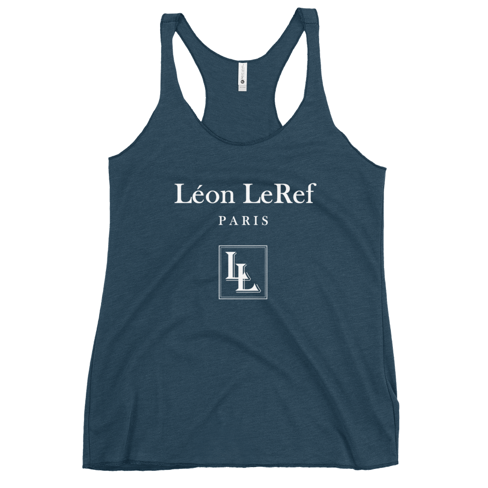 Women's Racerback Tank Black-Line No.046 "unlimited" by Léon LeRef