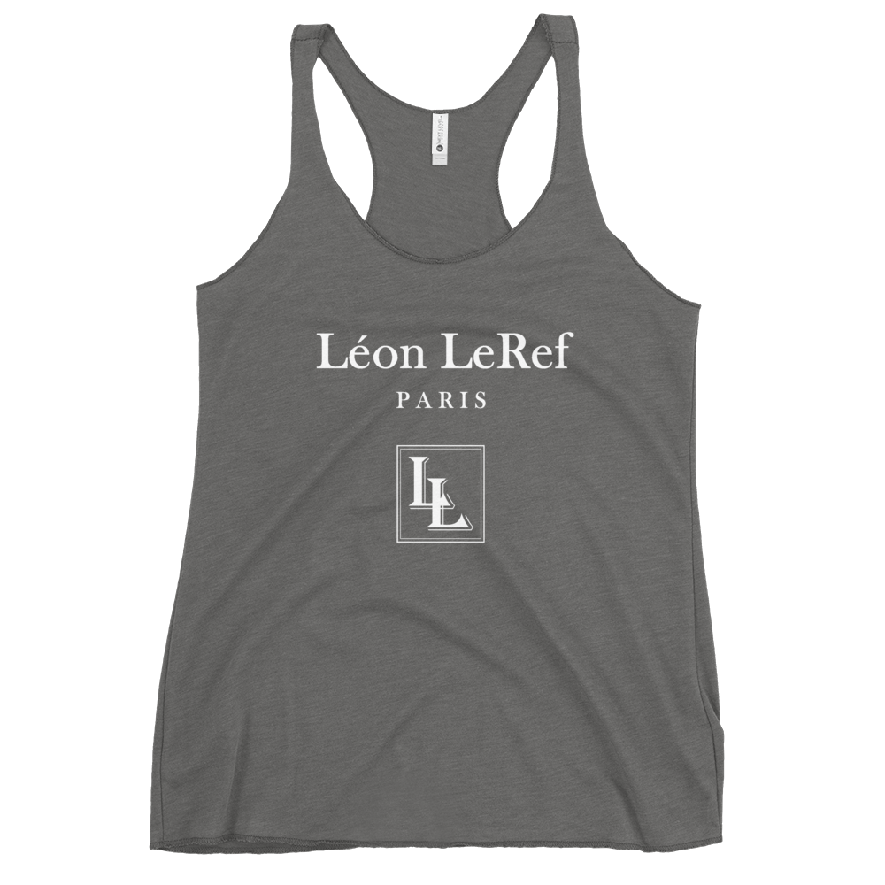 Women's Racerback Tank Black-Line No.046 "unlimited" by Léon LeRef