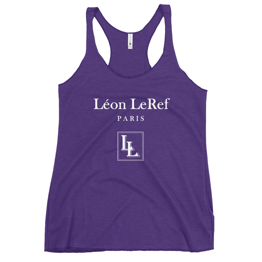 Women's Racerback Tank Black-Line No.046 "unlimited" by Léon LeRef