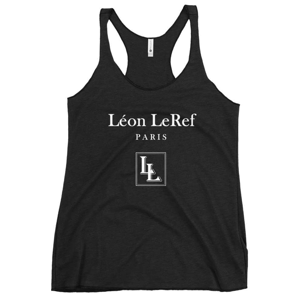 Women's Racerback Tank Black-Line No.046 "unlimited" by Léon LeRef