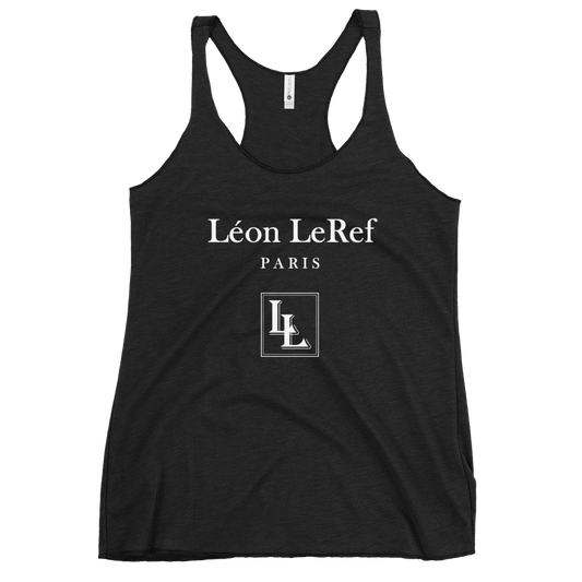 Women's Racerback Tank Black-Line No.046 "unlimited" by Léon LeRef