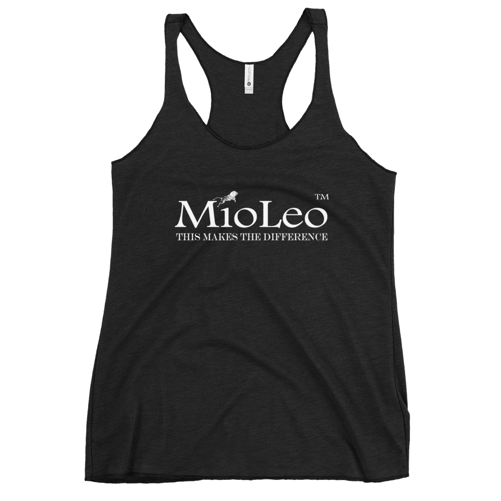 Women's Racerback Tank White-Line No.148 "unlimited" by MioLeo